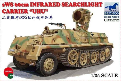 sWS 60cm Infrared Searchlight Carrier UHU   1/35