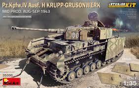 Pz.Kpfw.IV Ausf. H Krupp-Grusonwerk. Mid Prod. (Aug-Sep 1943) Interior Kit 1/35