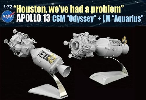 "Houston, we've had a problem", Apollo 13 CSM & LM (50th Anniversary) 1/72