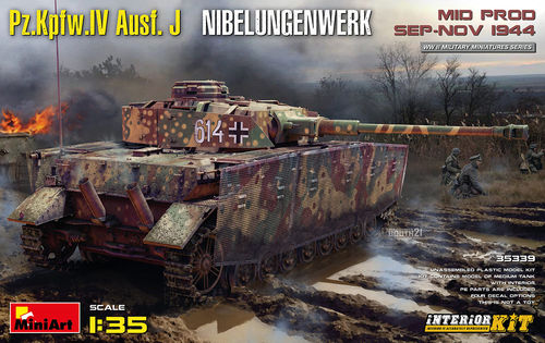 Pz.Kpfw.IV Ausf. J Nibelungenwerk. Mid Prod. (Sep-Nov 1944) Interior Kit 1/35