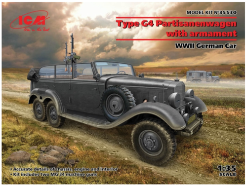 G4 with armament, WWII German Car 1/35