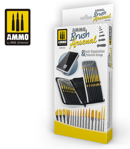 AMMO Brush Arsenal - Brush Organization & Protective Storage