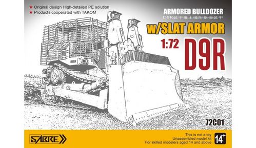 D9R Armoured Bulldozer with Slat Armour 1/72