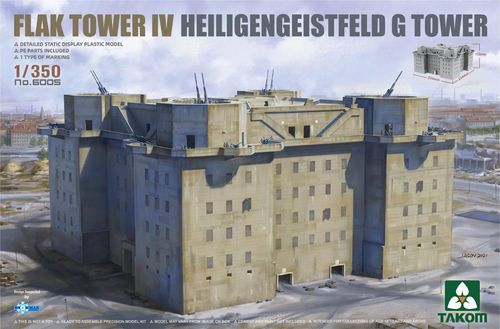 Flak Tower IV Heiligengeistfeld G-Tower 1/350