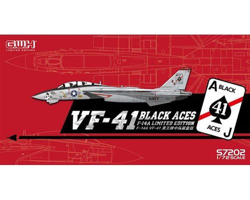 US Navy F-14A VF-41 "Black Aces" Tomcat - limited 1/72
