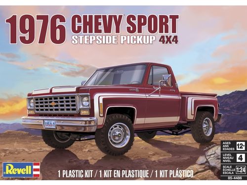 76 Chevy Sports Stepside Pickup 1/25