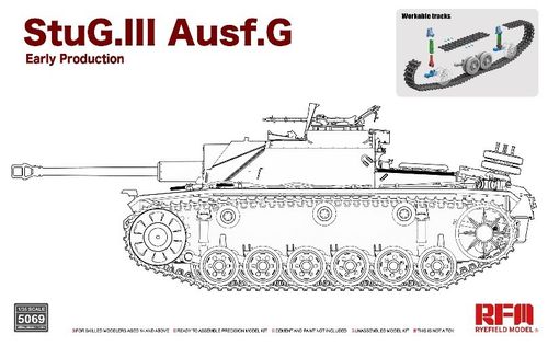 StuG III Ausf. G early  with Workable tracks 1/35