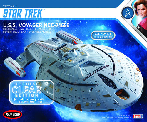 STAR TREK U.S.S. Voyager NCC-74656 (clear Edition) 1/000