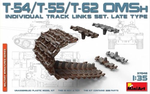T-54/T-55/T-62 OMSh Individual Track Links Set.late Type 1/35