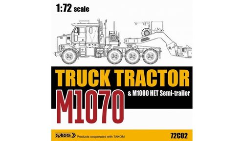 M1070 Truck Tractor & M1000 HET Semi-Trailer 1/72