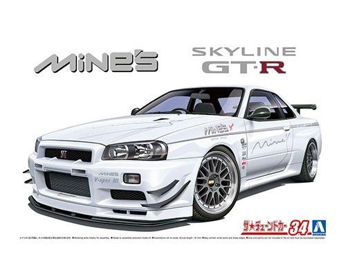 Nissan Mine's BNR34 Skyline GT R '02 1/24