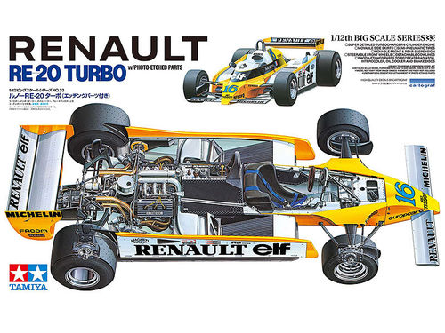 Renault RE-20 Turbo (with etched parts)  1/12