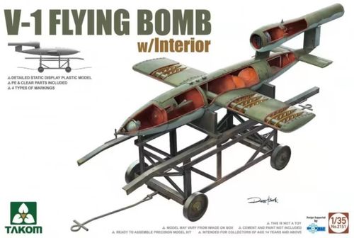 V-1 Flying Bomb with interior 1/35