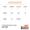 AK11230  Titanium White INK 