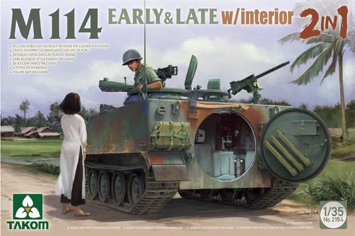 M114 Early & Late w/Interior 2in1 1/35