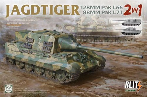 Jagdtiger 128mm PaK L66 / 88mm PaK L71 - 2-in-1   1/35