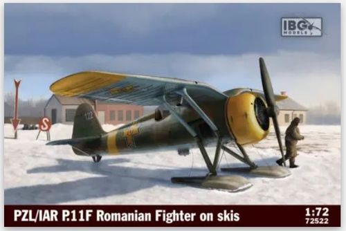 PZL/IAR P.11F Romanian Fighter on skis 1/72