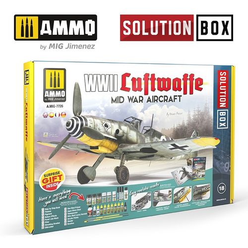WWII Luftwaffe Mid War Aircraft SOLUTION BOX
