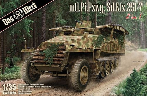 Mtl.Pi.Pzwg. Sd.Kfz.251/7 Ausf.D (2 in 1) 1/35
