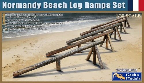 NORMANDY BEACH LOG RAMPS SET 1/35