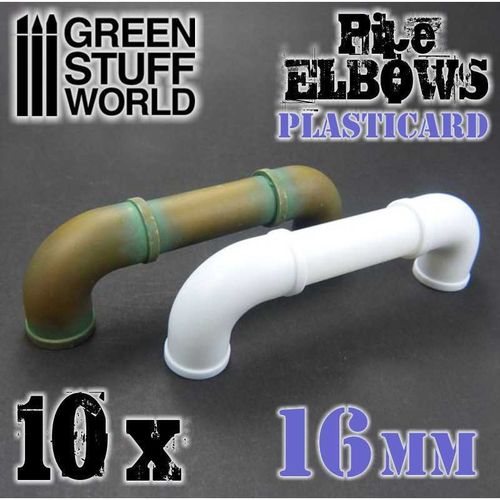 polystyrene Pipe ELBOWS 16mm (10stuks)