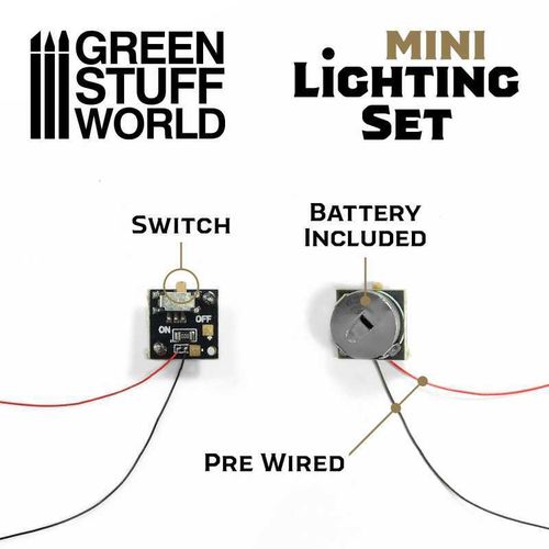 Mini lighting Set With switch + CR927 Battery