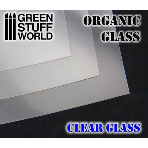 Organic GLASS Sheet - Clear (200x300mm)