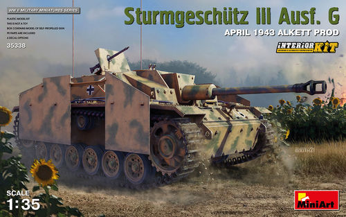 Sturmgeschutz III Ausf. G April 1943 Alkett Prod. Interior Kit  1/35