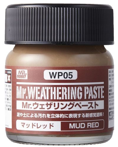 Mr. Weathering Paste: Mud Red
