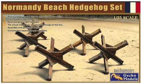 Normandy Beach Hedgehog Set 1/35