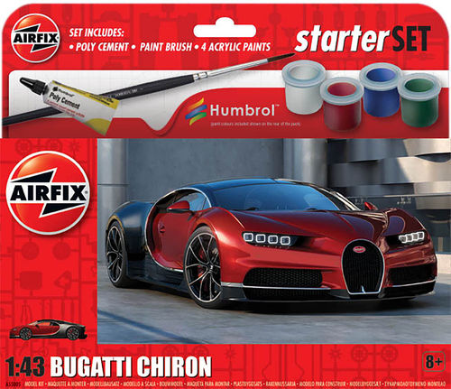 Small Starter Set NEW Bugatti Chiron 1/43