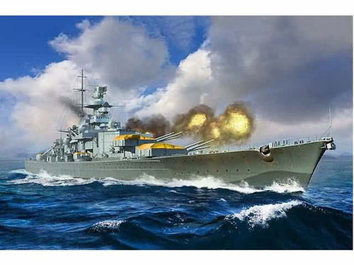 German Gneisenau Battleship 1/700
