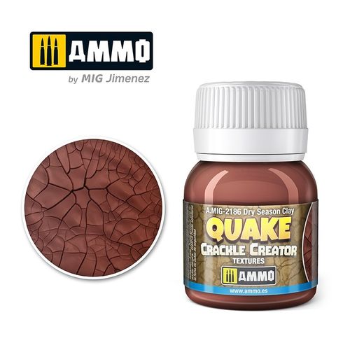 Quake Crackle Creator Textures: Dry Seasn Clay   (40ml)