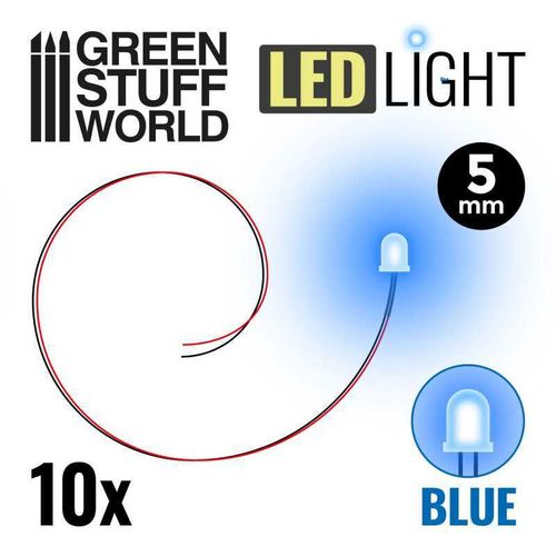BLUE LED Lights - 5mm (10stuks)