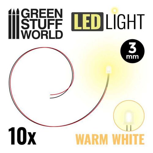Warm White Lights - 3mm (10stuks)