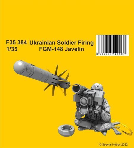 Ukrainian Soldier Firing FGM-148 Javelin 1/35