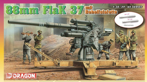 88mm Flak 37 mit Behelfslafette 1/35 + upgrade