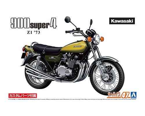KAWASAKI Z1 900 SUPER4 '73 WITH CUSTOM PARTS  1/12