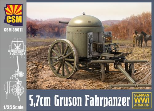 German 5,3 cm Gruson Fahrpanzer 135