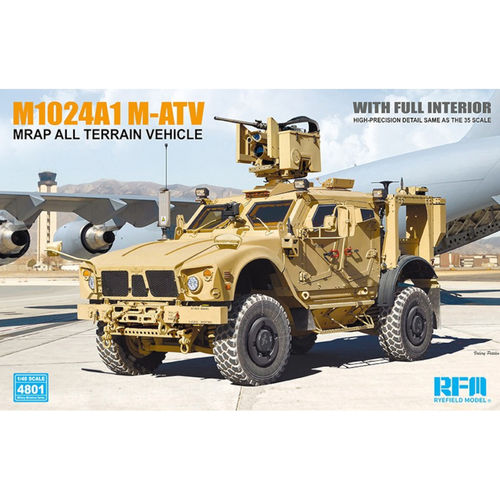 U.S MRAP All Terrain Vehicle M1240A1 M-ATV  1/48