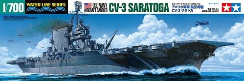 US NAVY AIRCRAFT CARRIER CV-3 SARATOGA 1/700 Water Line Series