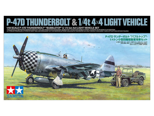 P-47D Thunderbolt “Bubble Top” 1/4 ton with mall 4WD 1/48